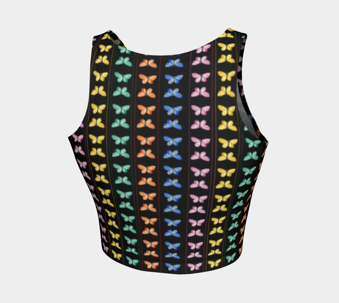 Linear Kaleidoscope Crop Top