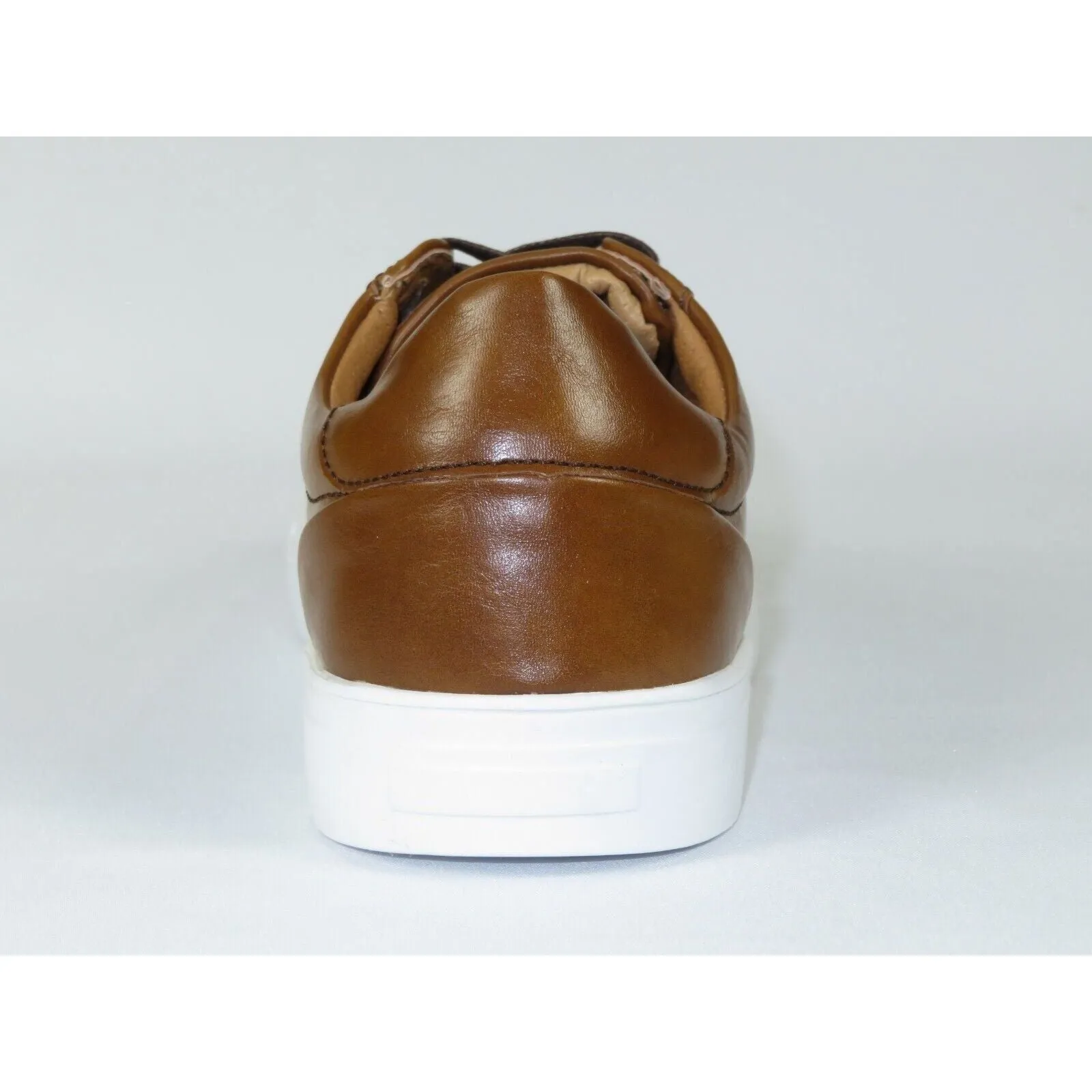 Men Harrison Myles Sneaker Dress Shoes Soft Comfort Lace Cushioned S2111 Cognac