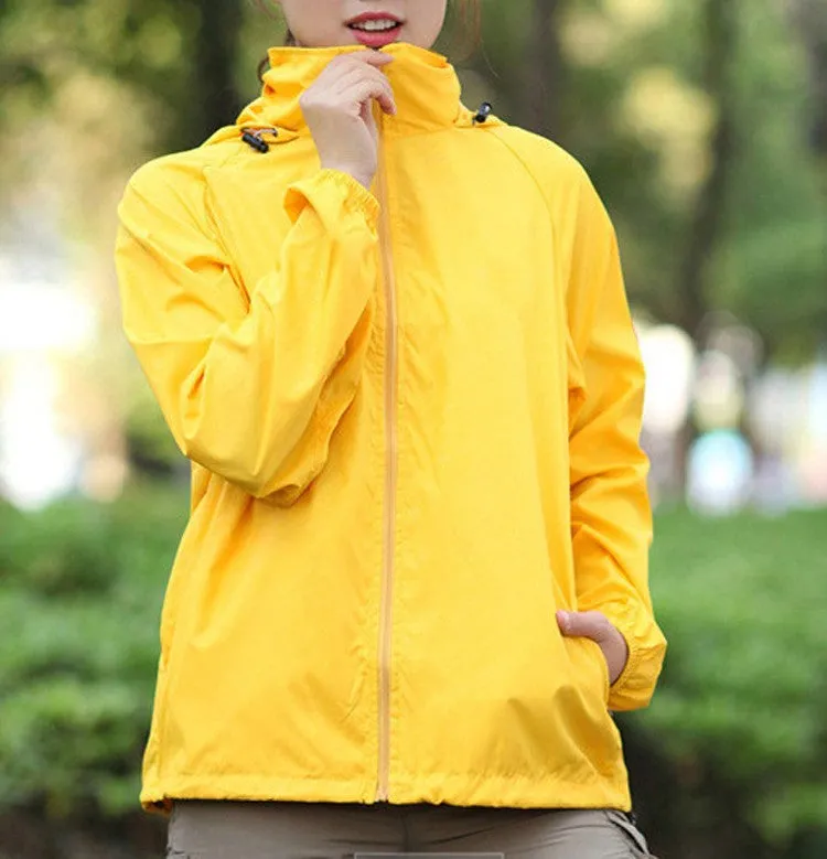 Men Women Quick Dry Hiking Jackets 2020 New Waterproof Sun-Protective