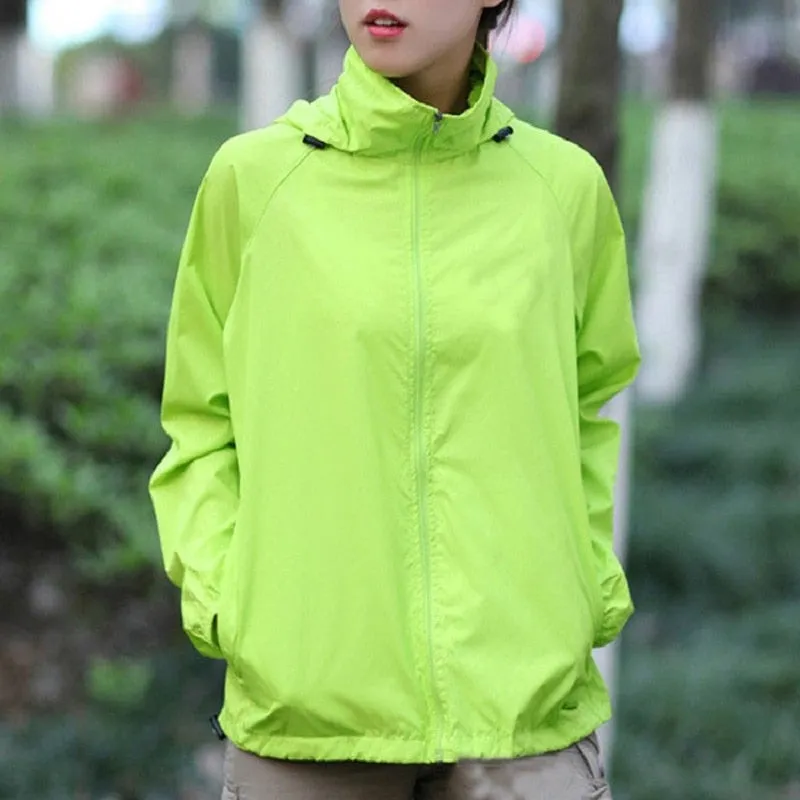 Men Women Quick Dry Hiking Jackets 2020 New Waterproof Sun-Protective