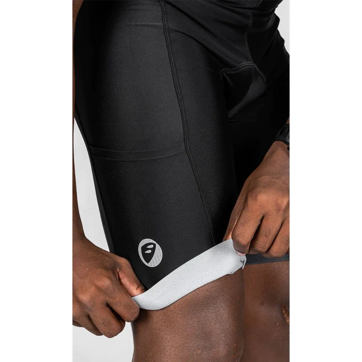 Mens Cycling - Bib Shorts - Explore - Ebony Black