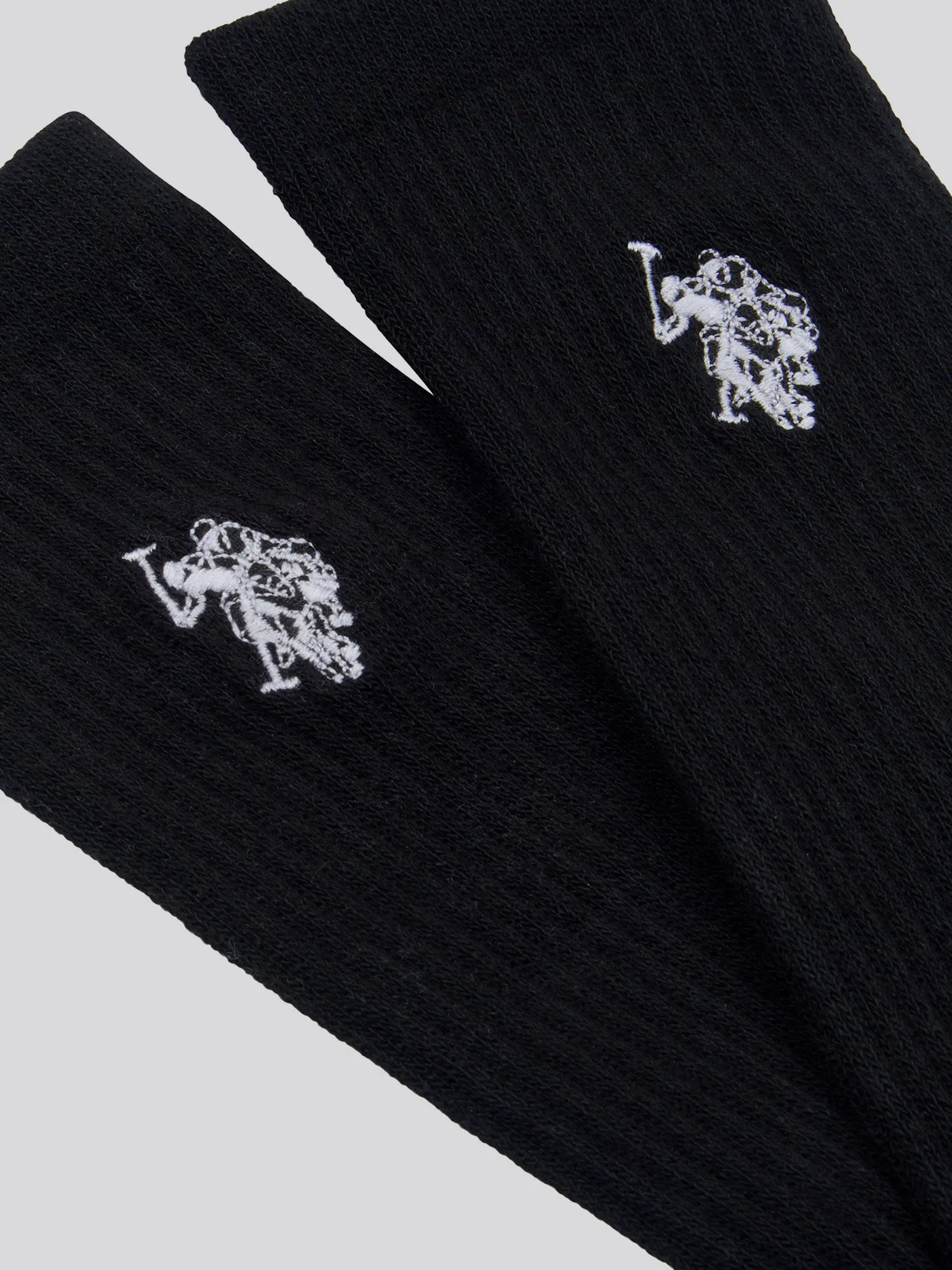 Mens Five Pack Classic Sports Socks in Black