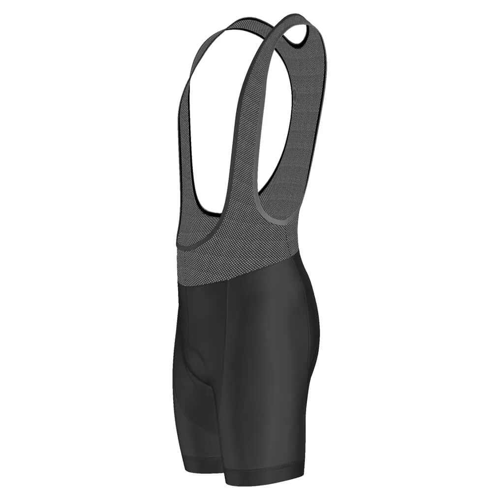 Men's Plain Colored Pro-Band Gel Padded Cycling Bib