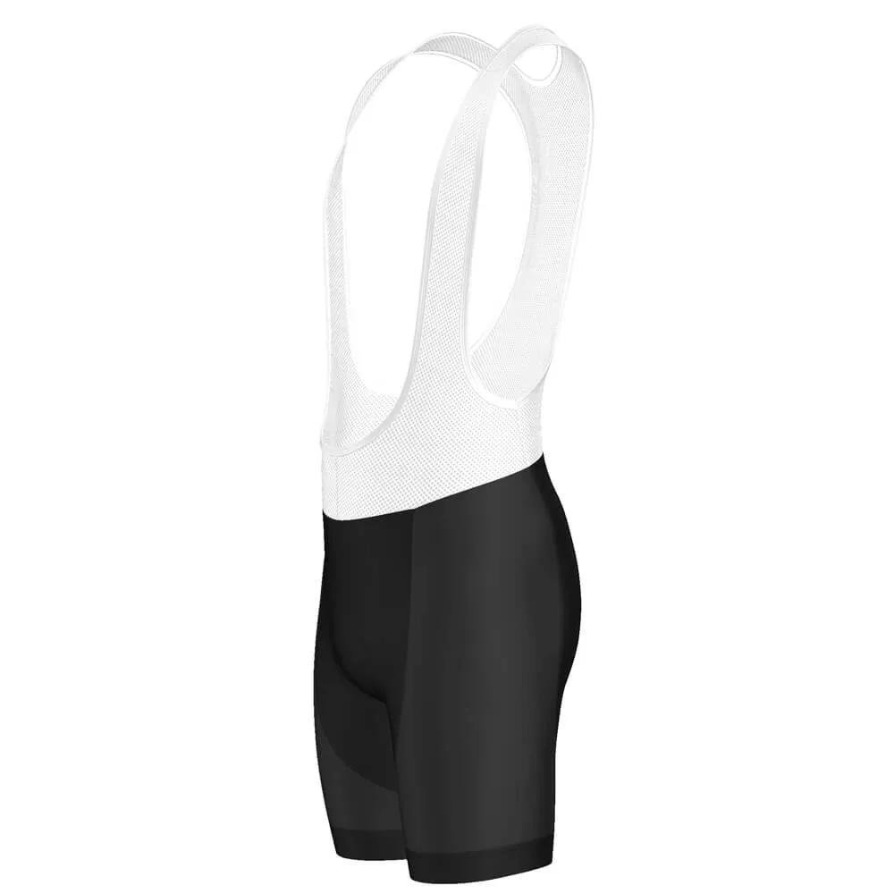 Men's Plain Colored Pro-Band Gel Padded Cycling Bib
