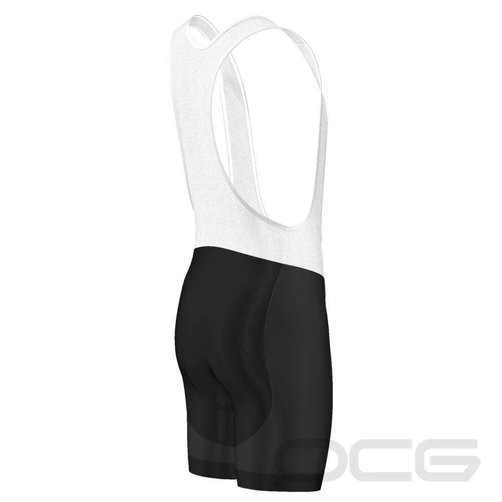 Men's Plain Colored Pro-Band Gel Padded Cycling Bib