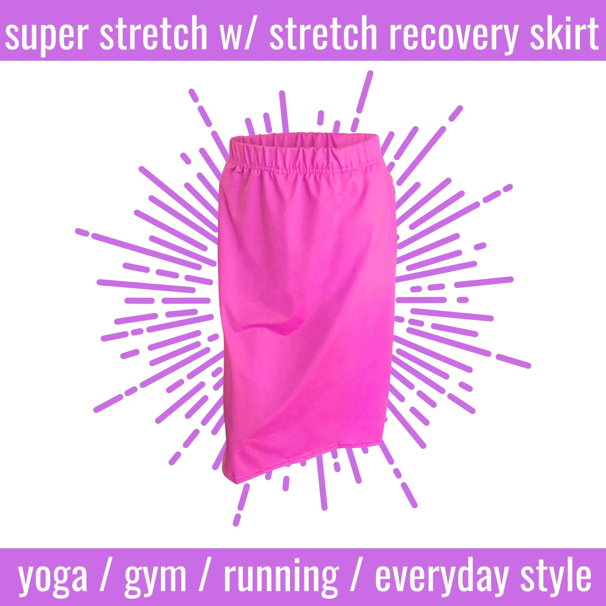 Modest Exercise Skirt Swim Skirt Activewear Skirt Swimsuit Swimwear