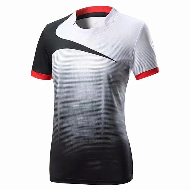 New Badminton shirt Women Men short sleeve Sportswear outdoor Running sports workout clothing badminton t-shirt tees tops