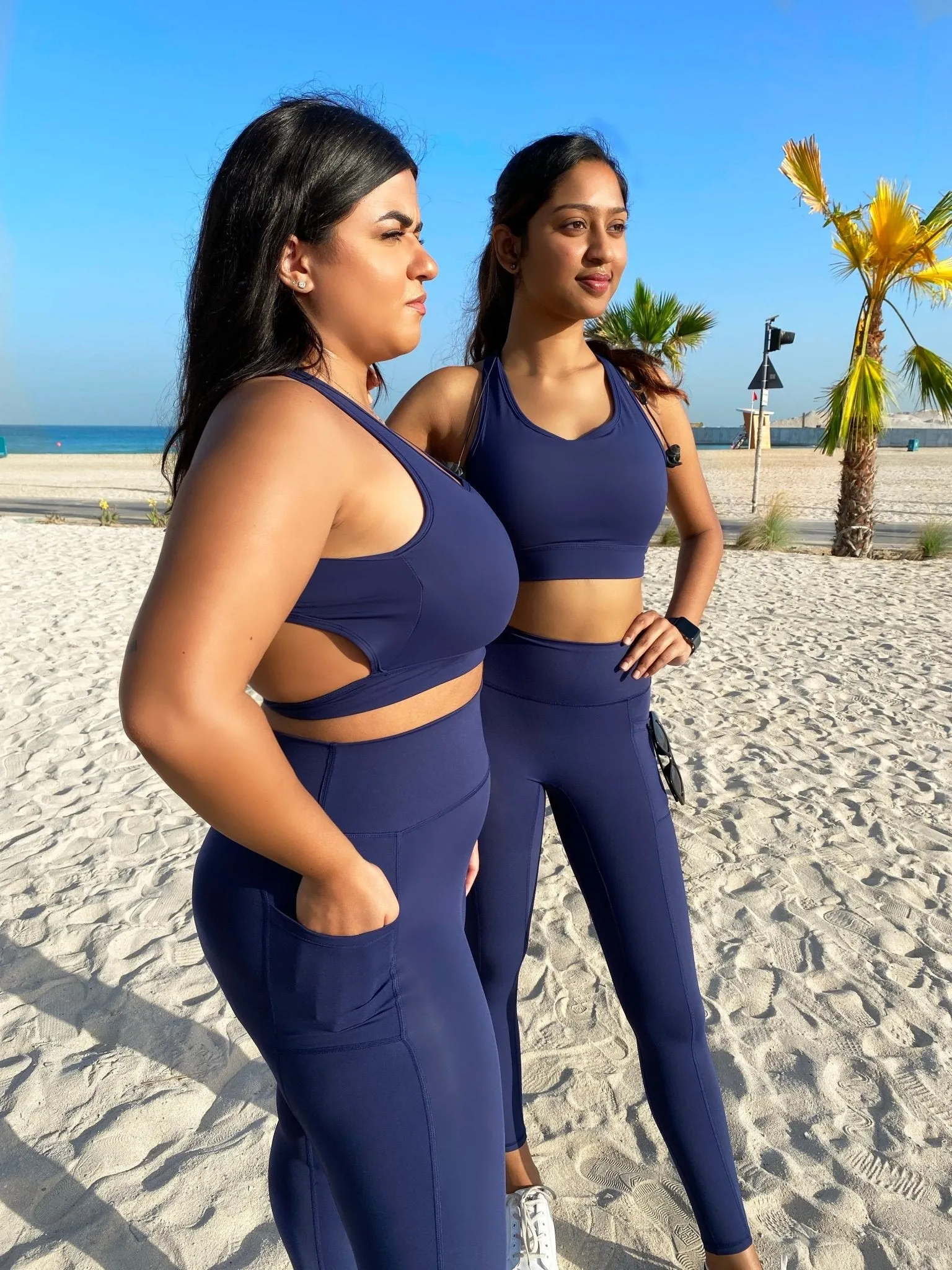 NEW Navy Yoga Top - COMING BACK SOON