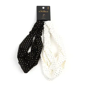 Polka Dot Headbands - Pack of 2