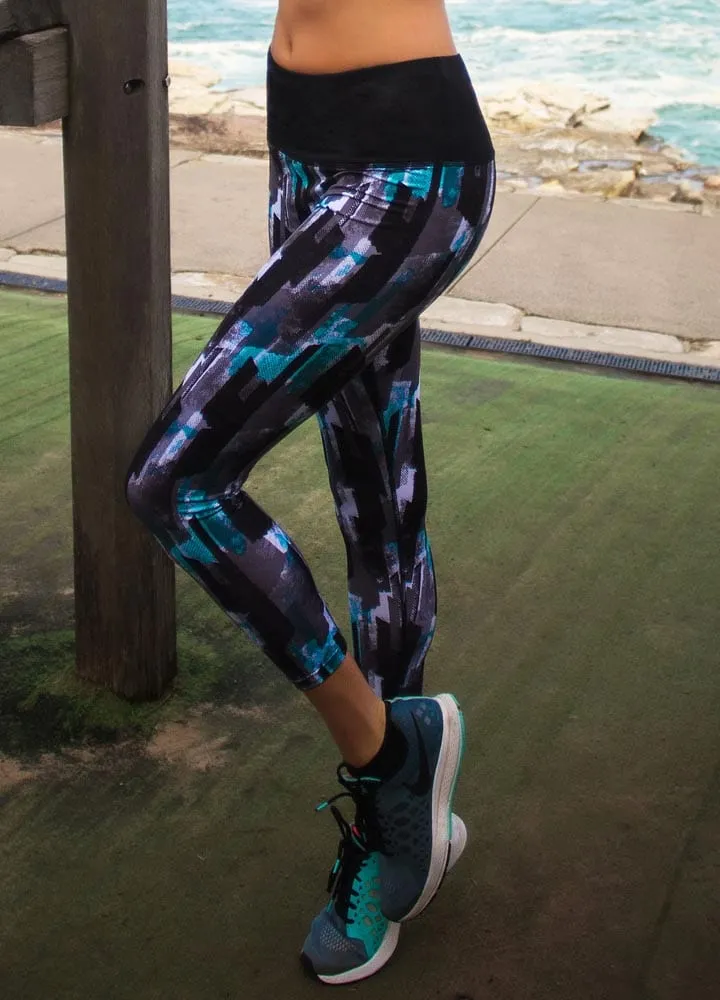 Printed F/L High Waisted leggings