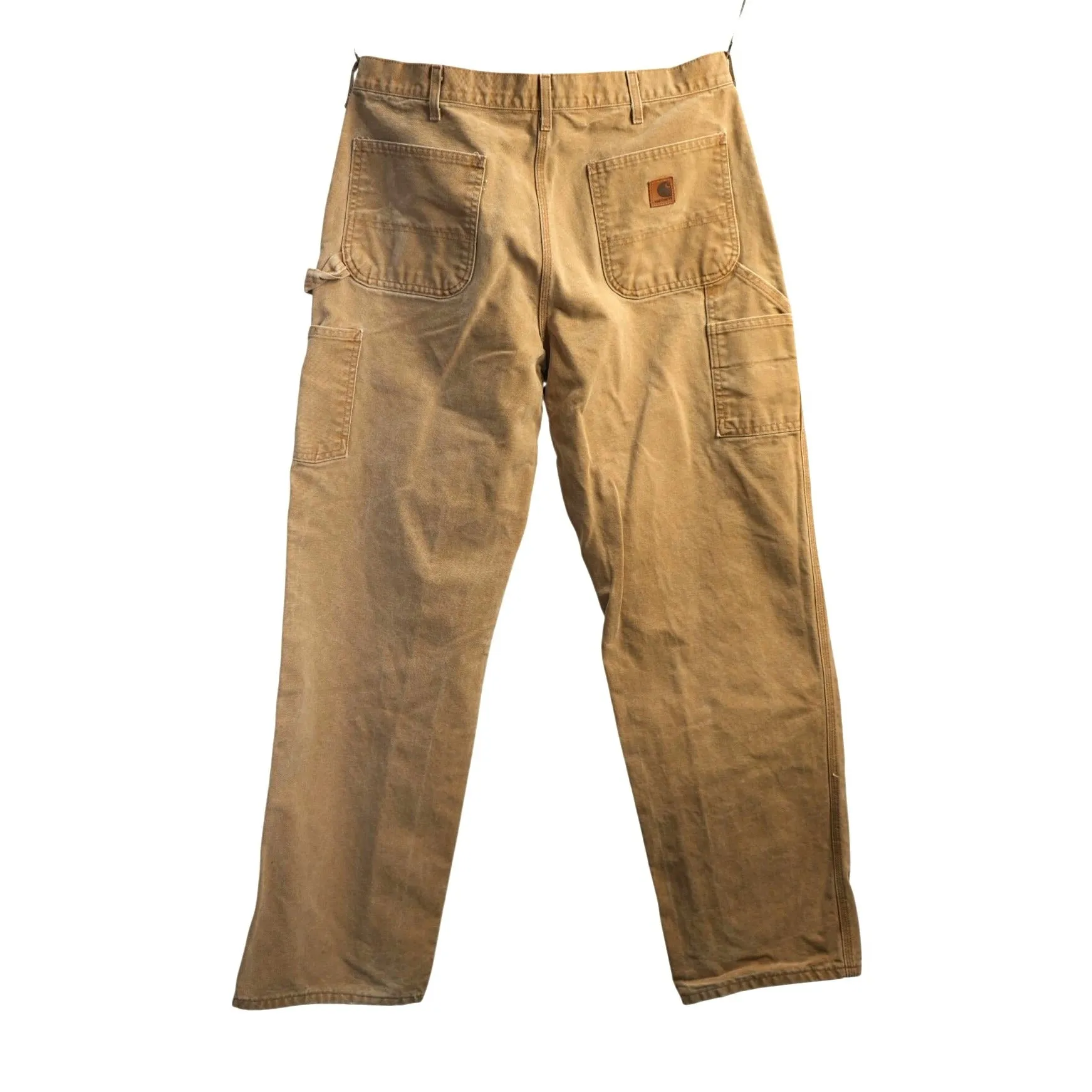 "Retail" Vintage Carhartt B11 BRN Original Dungaree Fit Carpenter Work Pants Brown W34