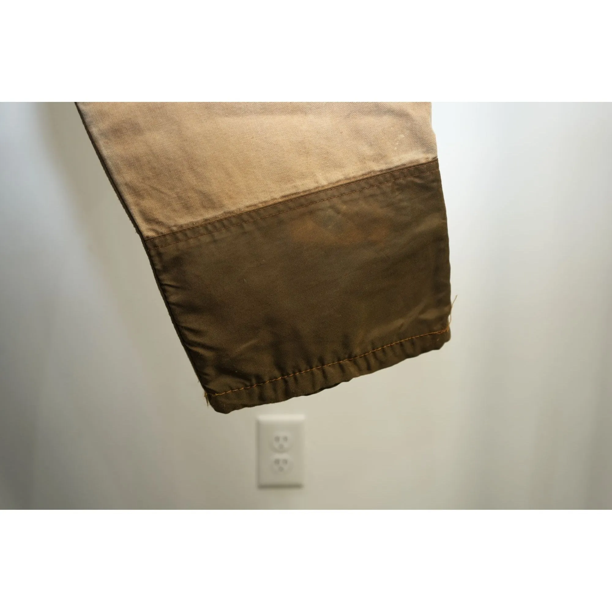 "Retail" Vintage Carhartt Double Knee Duck Canvas Nylon Work Pants Brown W34 Men's
