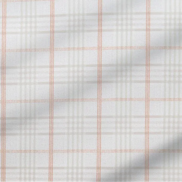 "The Carl" Orange, Yellow, & White Plaid