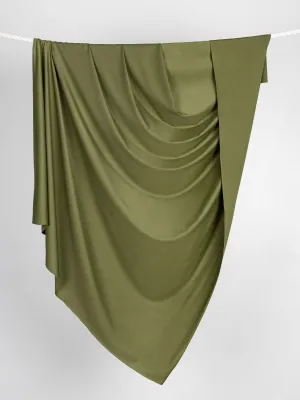 Recycled Nylon Spandex Swimwear Fabric - Moss - Swatch