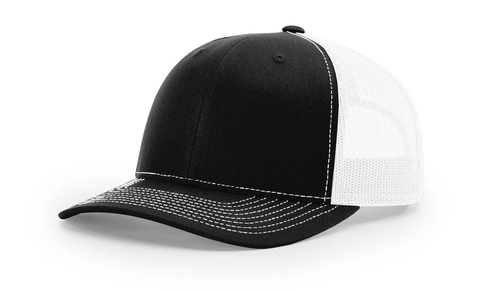 Richardson 112 Trucker Hat Ball Cap Meshback Hat Snapback Cap Trucker Cap - OSFM
