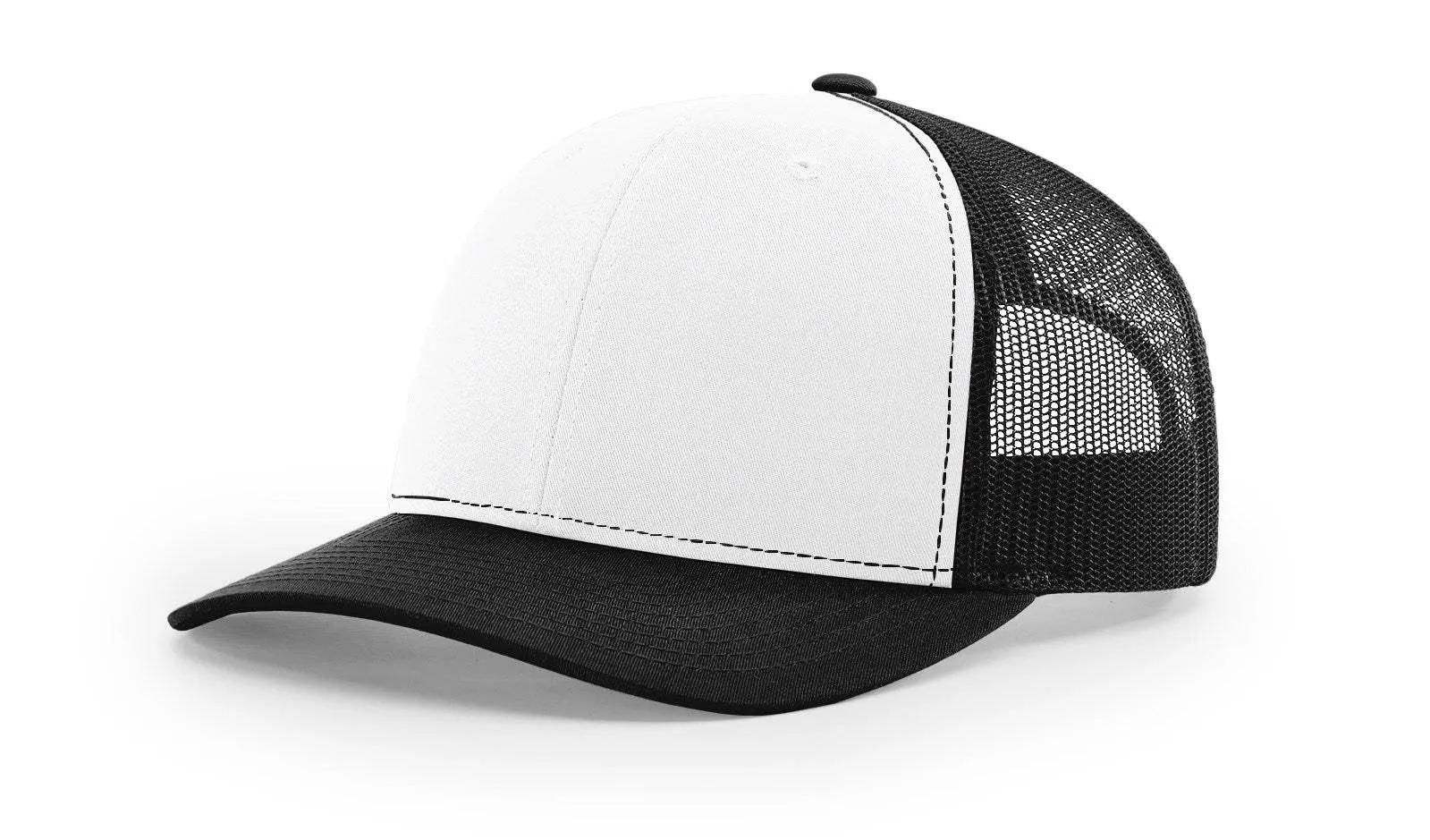 Richardson 112 Trucker Hat Ball Cap Meshback Hat Snapback Cap Trucker Cap - OSFM