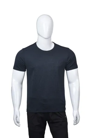 Round Neck Half Sleeve T-Shirt for Men 80021(D.GREY)
