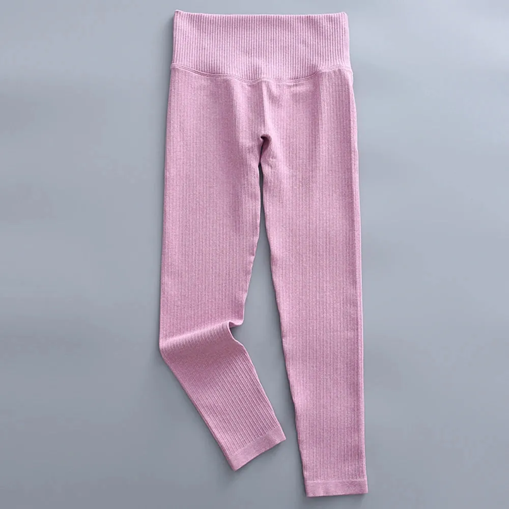 Seamless Leggings High Waist Elastic Yoga Pants Workout Tights Fitness Women Sport Gym Training Running Leggings Femme