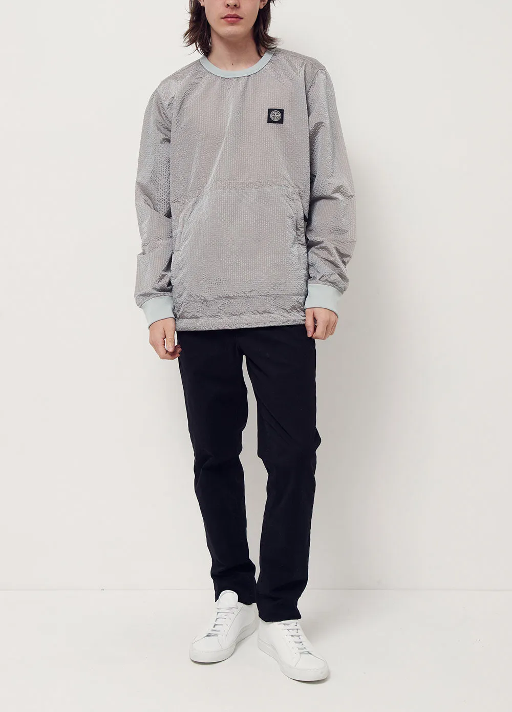 Seersucker Pullover Jacket