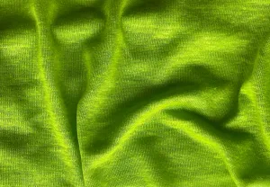 Semi-Sheer Popsicle Lime Green Linen Knit (Made in Italy)