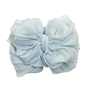 Sky Blue Ruffled Headband