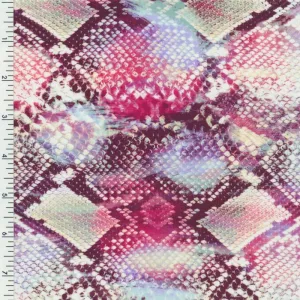 SP-NP2785 Vintage Snake Nylon Spandex Digitally Wet Print