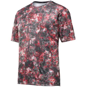 Sport-Tek Men's Deep Red Mineral Freeze Tee