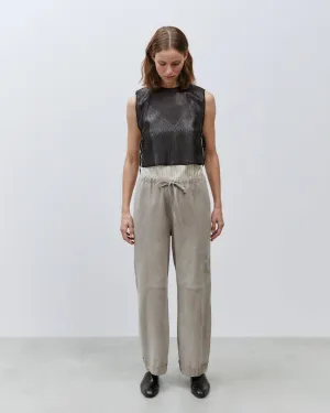 SUEDE GYM PANTS