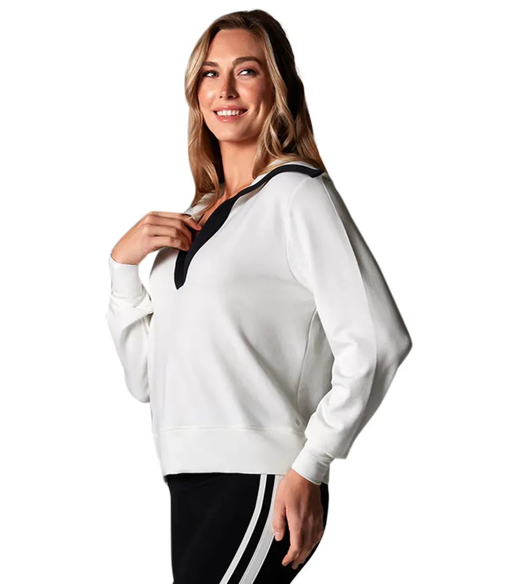 Tavi Cozy Collared Sweatshirt