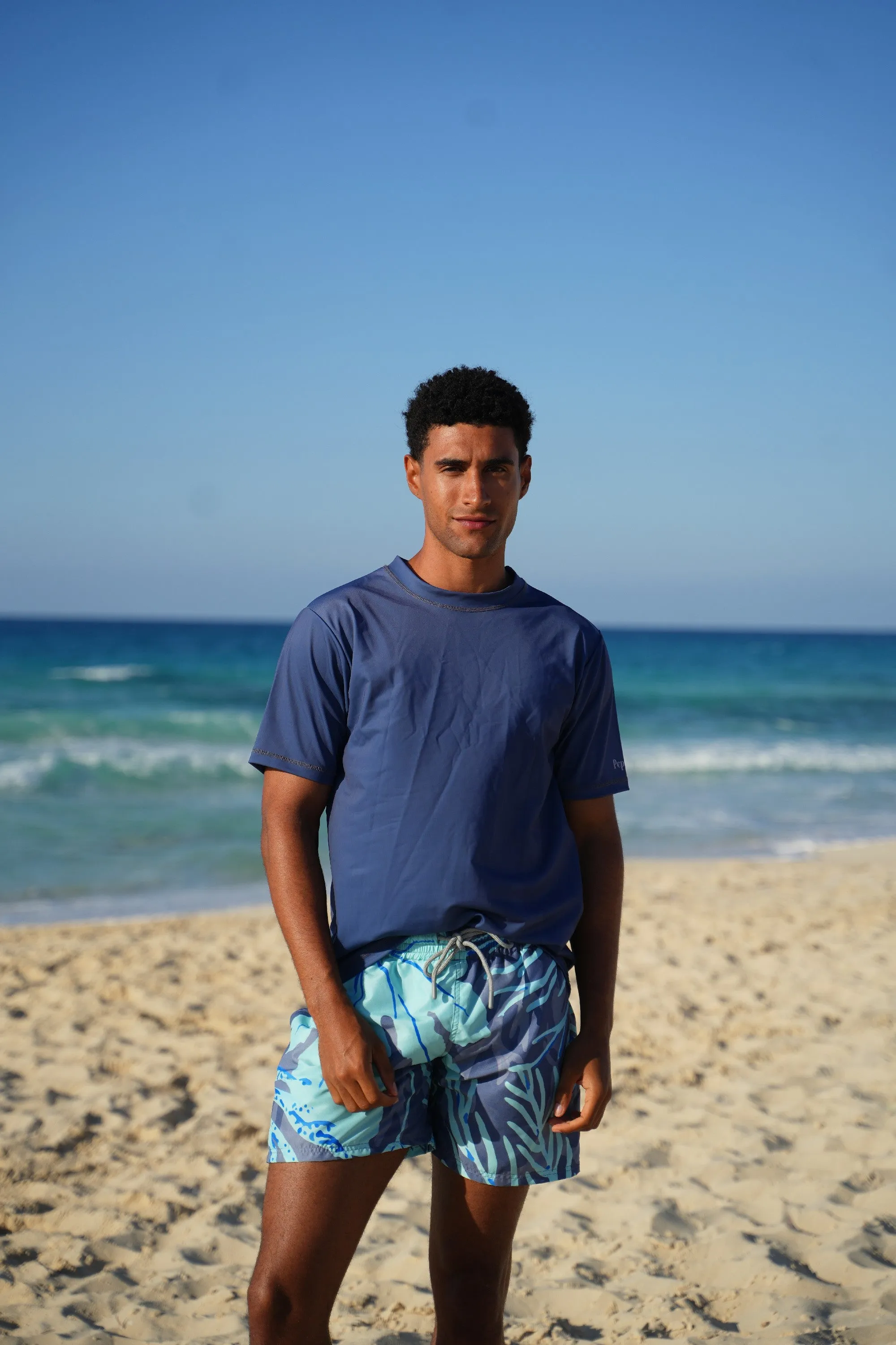 Teal Leaf Men's Trunks