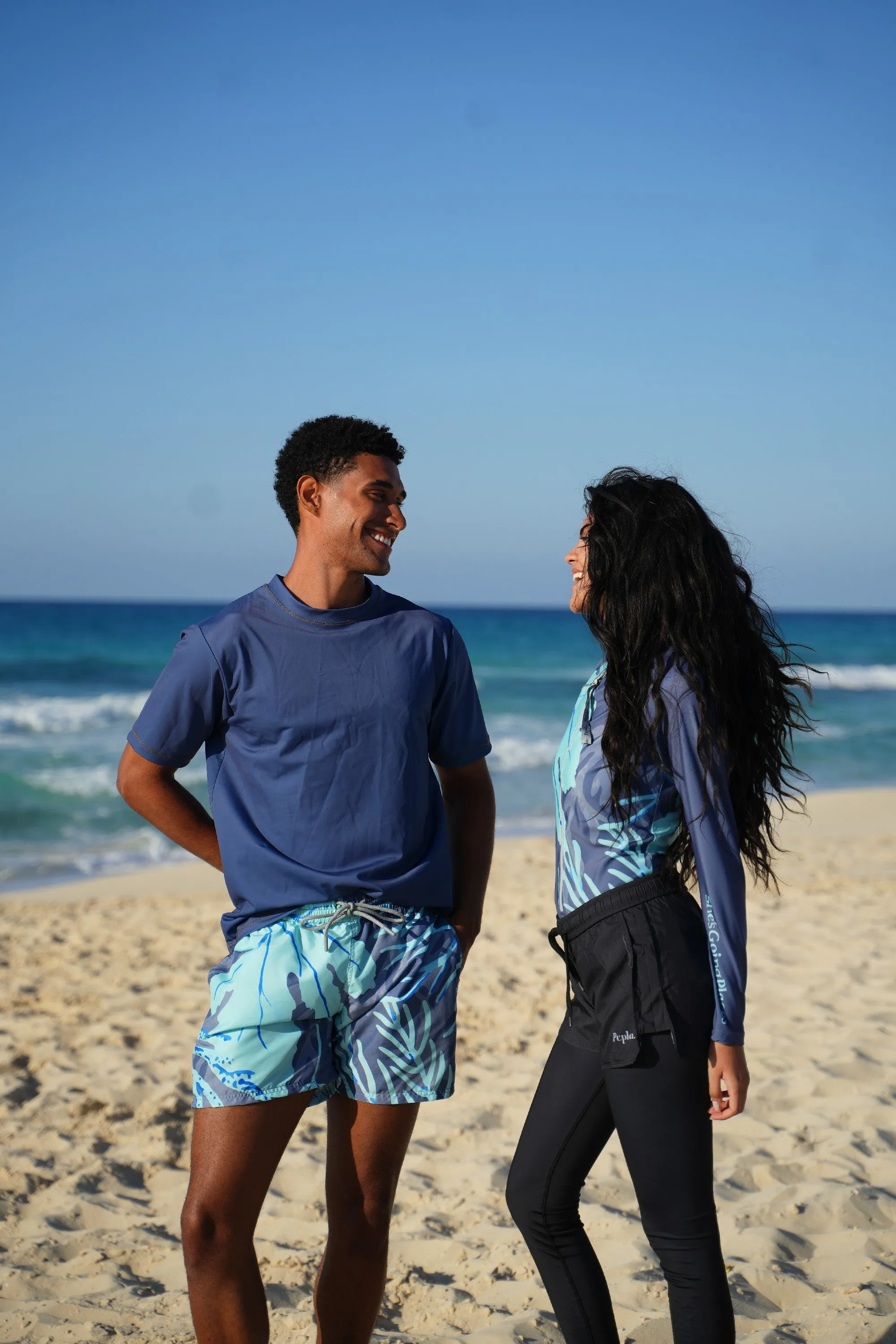 Teal Leaf Men's Trunks