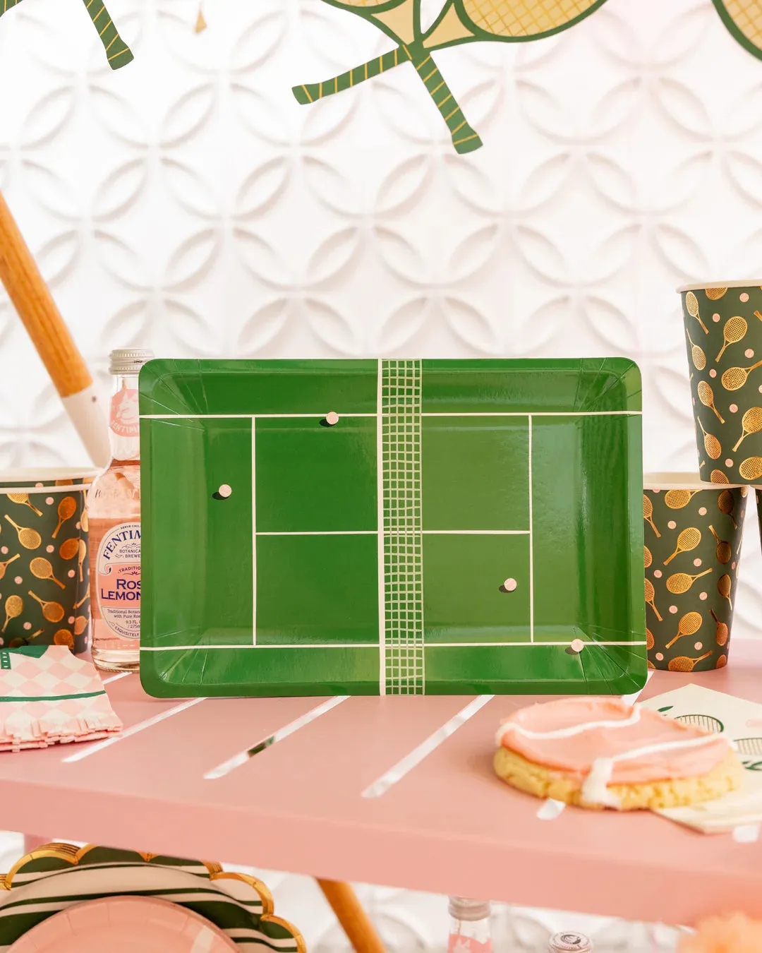 Tennis Dress Fringed Napkin Set