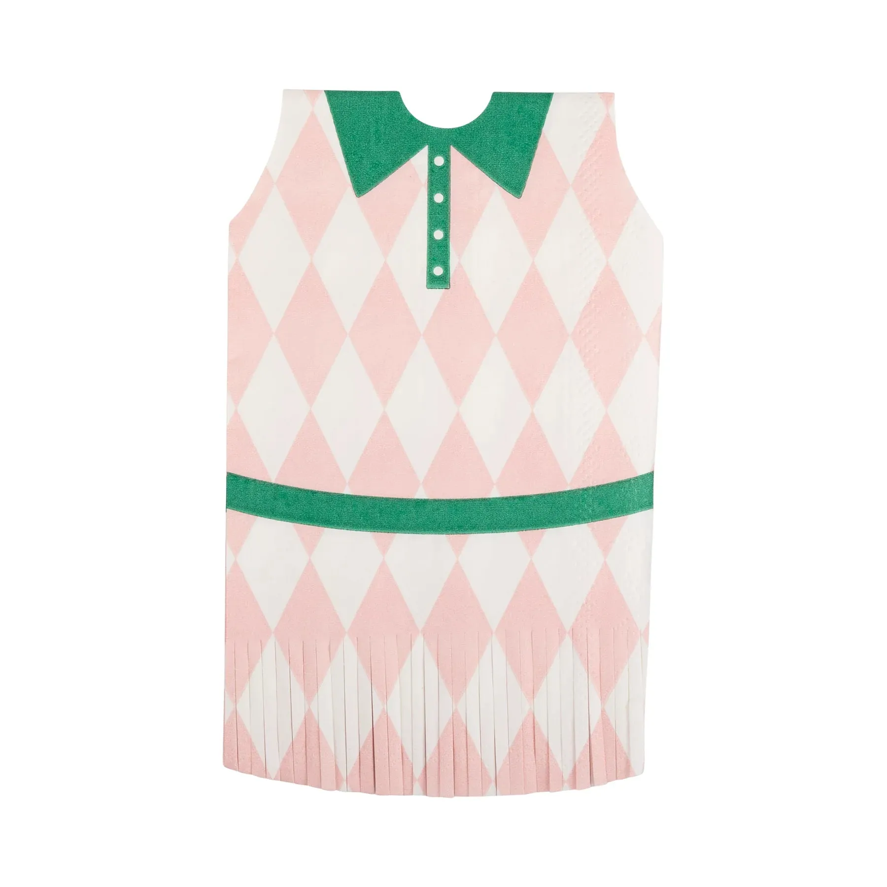 Tennis Dress Fringed Napkin Set