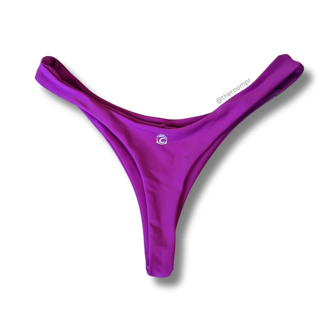 The Room Thong Bikini Bottom - Purple