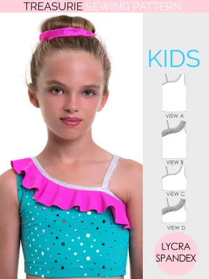 Tops Pattern - Girls Gym & Dance #3 (S507)