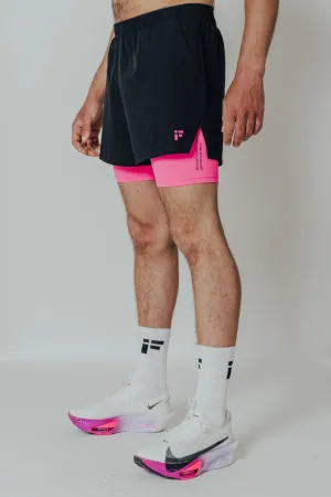 Transform  2-in-1 Mens Training Compression Shorts