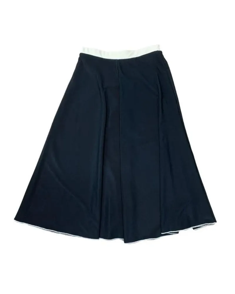 Undercover Waterwear Black Ribbed Circle Swim Skirt