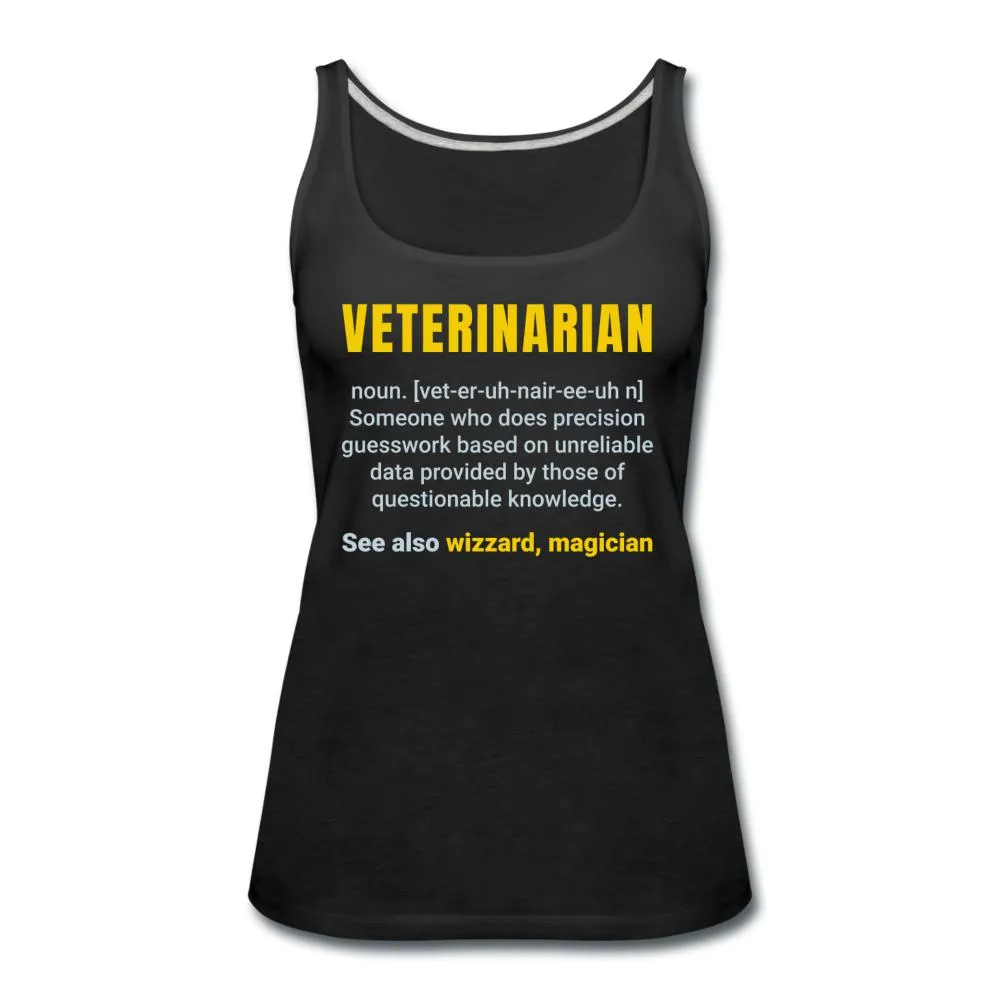 Veterinarian Definition Women's Tank Top