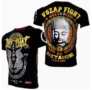 Vszap VT009 Muay Thai Boxing T-Shirt S-4XL Black