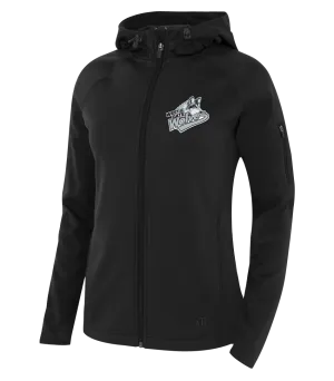 Wolves Staff Ladies Hooded Yoga jacket with Embroidered Logo