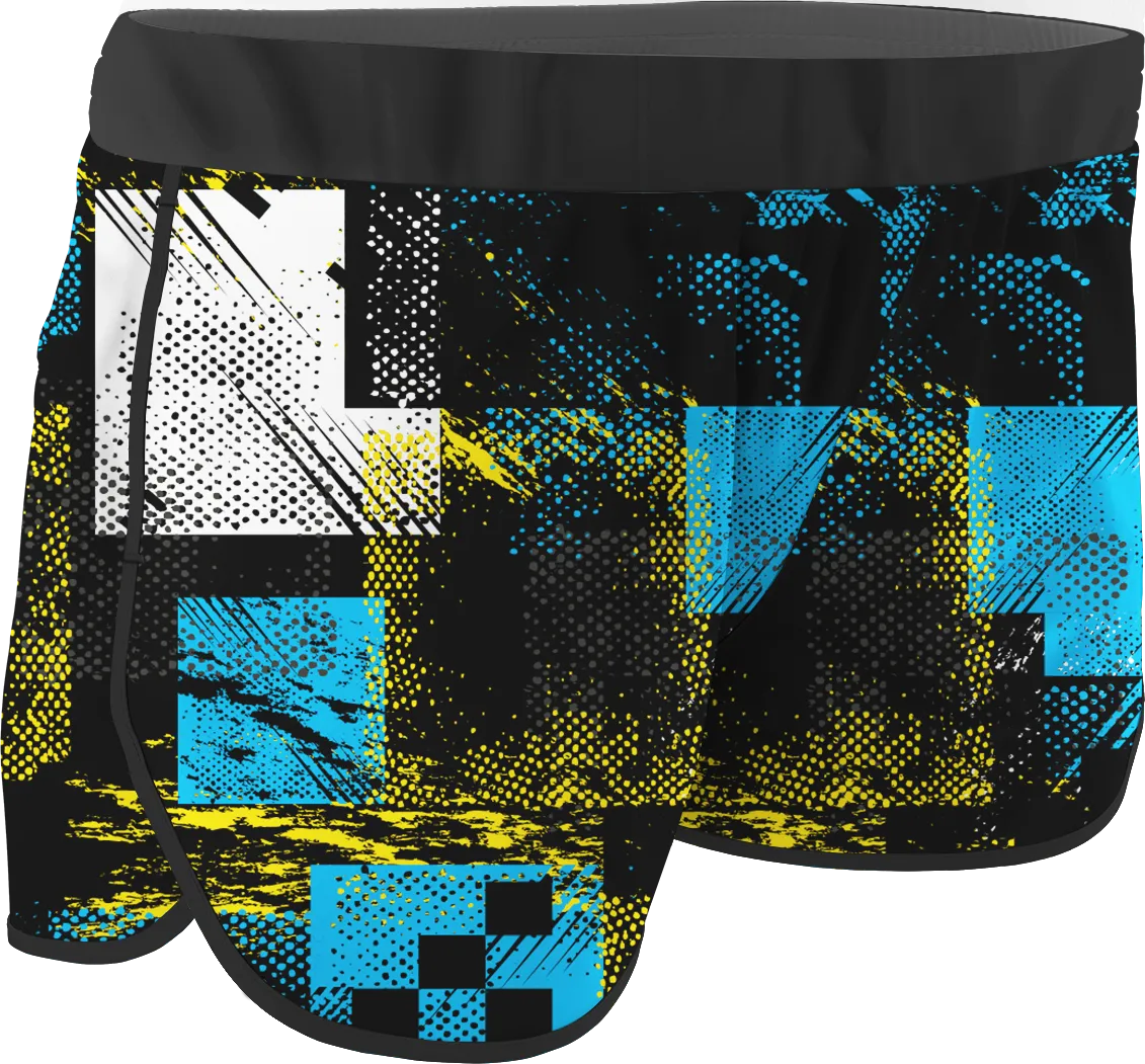 Women's Abstract Running Shorts
