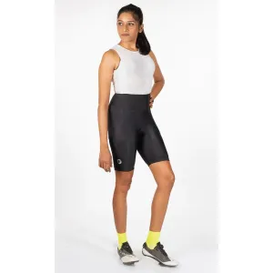 Womens Cycling Endurance Bibless Shorts - Padded Shorts - Evolve Prima - Black
