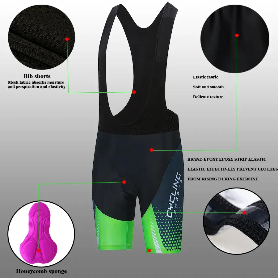 Women's Cycling Jersey Set Summer Anti-UV Cycling Bicycle Clothing Quick-Dry Mountain Female Bike Clothes Cycling Set