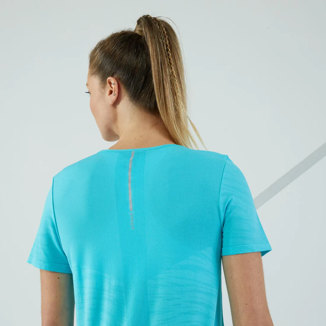 Women's Seamless Running& Trail Running T-Shirt-KIPRUN Run 500 Comfort